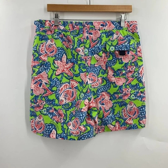 Vineyard Vines Men's Starfish and Tropical Fish 6 Inch Inseam Shorts‎ Size S - Picture 2 of 12